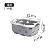 plastic storage basket with handle